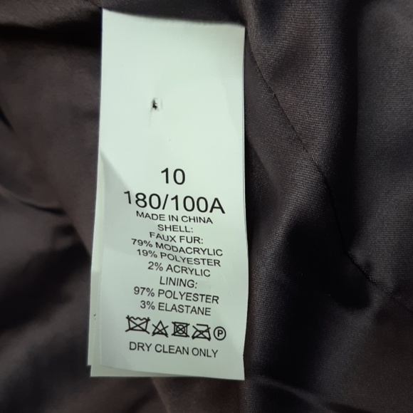 kate spade Purple Plush Faux Fur Jacket - Picture 7 of 8